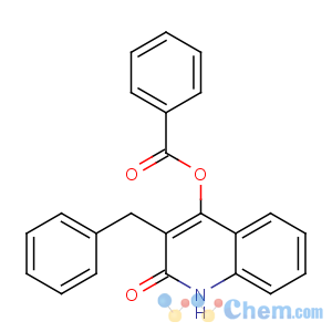 CAS No:70611-43-7 2(1H)-Quinolinone,4-(benzoyloxy)-3-(phenylmethyl)-