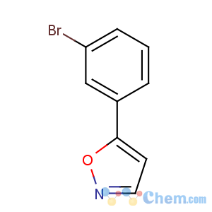 CAS No:7064-33-7 5-(3-bromophenyl)-1,2-oxazole