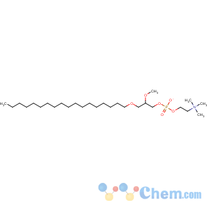 CAS No:70641-51-9 (2-methoxy-3-octadecoxypropyl) 2-(trimethylazaniumyl)ethyl phosphate