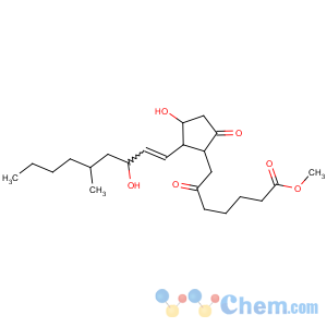 CAS No:70667-26-4 methyl<br />7-[(1R,2R,3R)-3-hydroxy-2-[(E,3S,<br />5S)-3-hydroxy-5-methylnon-1-enyl]-5-oxocyclopentyl]-6-oxoheptanoate