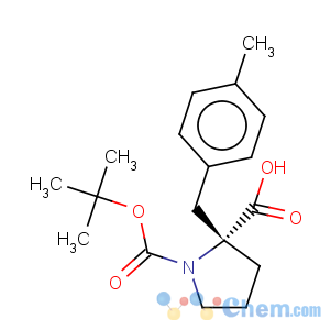 CAS No:706806-62-4 1,2-Pyrrolidinedicarboxylicacid, 2-[(4-methylphenyl)methyl]-, 1-(1,1-dimethylethyl) ester, (2R)-