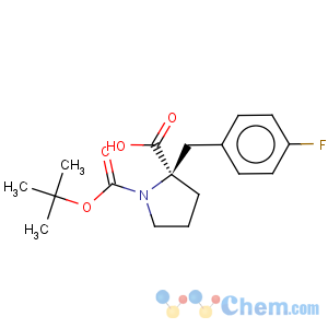 CAS No:706806-64-6 1,2-Pyrrolidinedicarboxylicacid, 2-[(4-fluorophenyl)methyl]-, 1-(1,1-dimethylethyl) ester, (2R)-