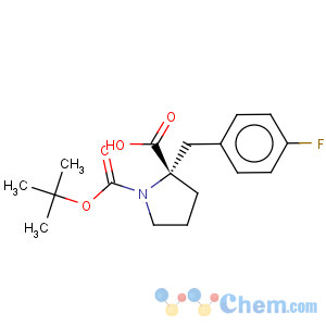 CAS No:706806-65-7 1,2-Pyrrolidinedicarboxylicacid, 2-[(4-fluorophenyl)methyl]-, 1-(1,1-dimethylethyl) ester, (2S)-