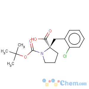 CAS No:706806-66-8 1,2-Pyrrolidinedicarboxylicacid, 2-[(2-chlorophenyl)methyl]-, 1-(1,1-dimethylethyl) ester, (2R)-