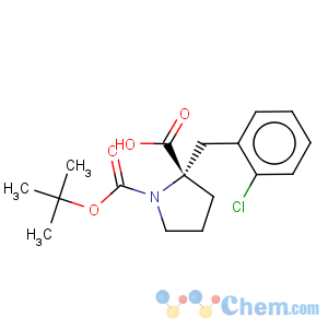 CAS No:706806-67-9 1,2-Pyrrolidinedicarboxylicacid, 2-[(2-chlorophenyl)methyl]-, 1-(1,1-dimethylethyl) ester, (2S)-