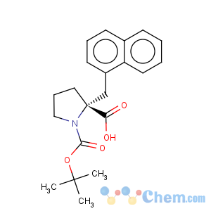 CAS No:706806-79-3 1,2-Pyrrolidinedicarboxylicacid, 2-(1-naphthalenylmethyl)-, 1-(1,1-dimethylethyl) ester, (2R)-