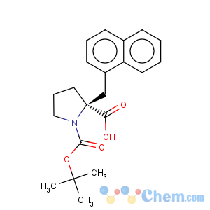 CAS No:706806-81-7 1,2-Pyrrolidinedicarboxylicacid, 2-(1-naphthalenylmethyl)-, 1-(1,1-dimethylethyl) ester, (2S)-