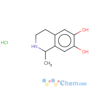 CAS No:70681-20-8 6,7-Isoquinolinediol,1,2,3,4-tetrahydro-1-methyl-, hydrochloride (1:1)