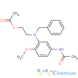 CAS No:70693-57-1 Acetamide,N-[3-[[2-(acetyloxy)ethyl](phenylmethyl)amino]-4-methoxyphenyl]-