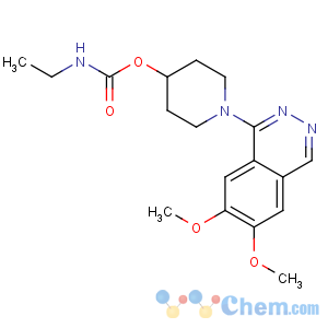 CAS No:70724-25-3 [1-(6,7-dimethoxyphthalazin-1-yl)piperidin-4-yl] N-ethylcarbamate