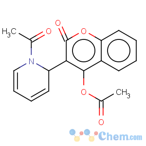 CAS No:70779-28-1 Acetic acid 3-(1-acetyl-1,2-dihydro-pyridin-2-yl)-2-oxo-2H-chromen-4-yl ester
