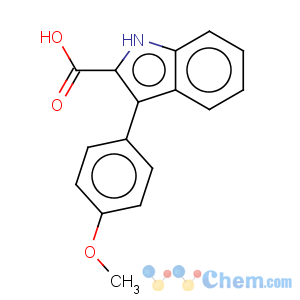 CAS No:70794-11-5 1H-Indole-2-carboxylicacid, 3-(4-methoxyphenyl)-