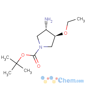 CAS No:708273-40-9 tert-butyl (3S,4S)-3-amino-4-ethoxy-pyrrolidine-1-carboxylate