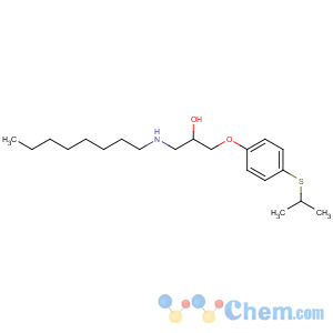 CAS No:70895-45-3 1-(octylamino)-3-(4-propan-2-ylsulfanylphenoxy)propan-2-ol
