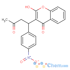 CAS No:70897-81-3 2-hydroxy-3-[1-(4-nitrophenyl)-3-oxo-butyl]chromen-4-one