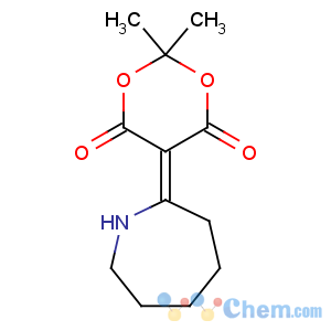 CAS No:70912-54-8 1,3-Dioxane-4,6-dione,5-(hexahydro-2H-azepin-2-ylidene)-2,2-dimethyl-