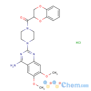 CAS No:70918-01-3 [4-(4-amino-6,7-dimethoxyquinazolin-2-yl)piperazin-1-yl]-(2,3-dihydro-1,<br />4-benzodioxin-3-yl)methanone