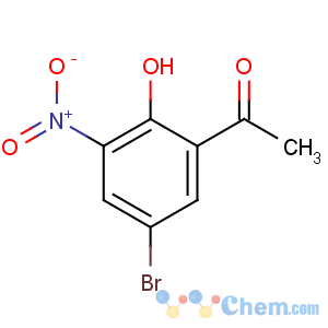 CAS No:70978-54-0 1-(5-bromo-2-hydroxy-3-nitrophenyl)ethanone