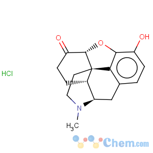 CAS No:71-68-1 Morphinan-6-one,4,5-epoxy-3-hydroxy-17-methyl-, hydrochloride (1:1), (5a)-