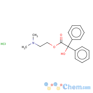 CAS No:71-79-4 Benzeneacetic acid, a-hydroxy-a-phenyl-, 2-(dimethylamino)ethylester, hydrochloride (9CI)