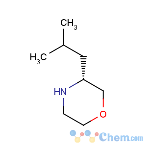 CAS No:711014-40-3 Morpholine,3-(2-methylpropyl)-, (3R)-