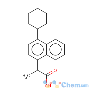 CAS No:71109-09-6 1-Naphthaleneaceticacid, 4-cyclohexyl-a-methyl-