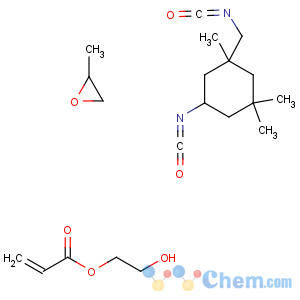 CAS No:71130-72-8 Isophorone diisocyanate, 2-hydroxyethyl acrylate, propylene oxide polymer