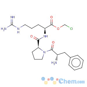 CAS No:71142-71-7 L-Prolinamide,D-phenylalanyl-N-[(1S)-4-[(aminoiminomethyl)amino]-1-(2-chloroacetyl)butyl]-