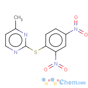 CAS No:71160-32-2 2-[(2,4-dinitrophenyl)sulfanyl]-4-methylpyrimidine