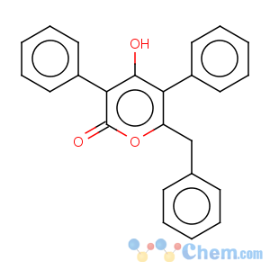 CAS No:71202-17-0 6-Benzyl-4-hydroxy-3,5-diphenyl-pyran-2-one