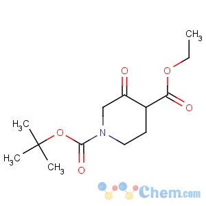 CAS No:71233-25-5 1-O-tert-butyl 4-O-ethyl 3-oxopiperidine-1,4-dicarboxylate