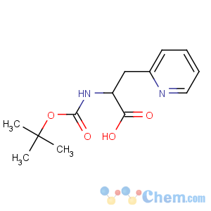 CAS No:71239-85-5 (2S)-2-[(2-methylpropan-2-yl)oxycarbonylamino]-3-pyridin-2-ylpropanoic<br />acid