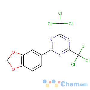 CAS No:71255-78-2 2-(1,3-benzodioxol-5-yl)-4,6-bis(trichloromethyl)-1,3,5-triazine