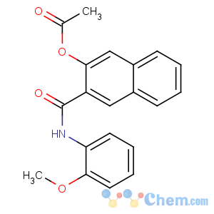 CAS No:7128-79-2 [3-[(2-methoxyphenyl)carbamoyl]naphthalen-2-yl] acetate