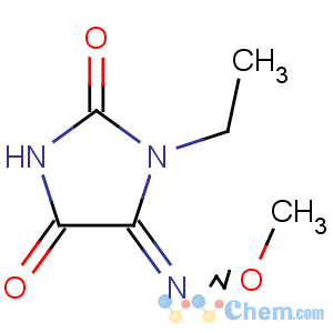 CAS No:71342-67-1 (5Z)-1-ethyl-5-methoxyiminoimidazolidine-2,4-dione
