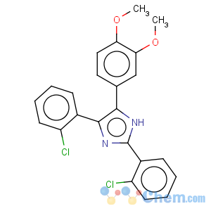CAS No:71360-31-1 1H-Imidazole,2,5-bis(2-chlorophenyl)-4-(3,4-dimethoxyphenyl)-