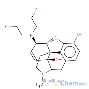 CAS No:71360-45-7 Morphinan-3,14-diol,6-[bis(2-chloroethyl)amino]-4,5-epoxy-17-methyl-, (5a,6b)- (9CI)