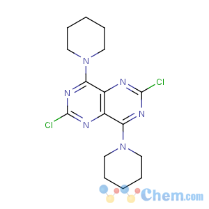 CAS No:7139-02-8 2,6-dichloro-4,8-di(piperidin-1-yl)pyrimido[5,4-d]pyrimidine