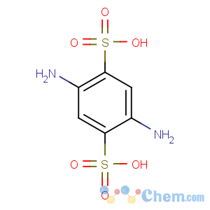 CAS No:7139-89-1 2,5-diaminobenzene-1,4-disulfonic acid