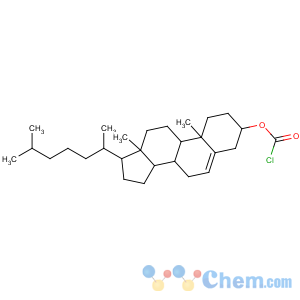 CAS No:7144-08-3 [(3S,8S,9S,10R,13R,14S,17R)-10,<br />13-dimethyl-17-[(2R)-6-methylheptan-2-yl]-2,3,4,7,8,9,11,12,14,15,16,<br />17-dodecahydro-1H-cyclopenta[a]phenanthren-3-yl] carbonochloridate