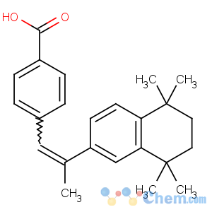 CAS No:71441-28-6 4-[(E)-2-(5,5,8,8-tetramethyl-6,<br />7-dihydronaphthalen-2-yl)prop-1-enyl]benzoic acid