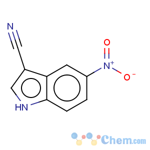 CAS No:7147-14-0 1H-Indole-3-carbonitrile,5-nitro-