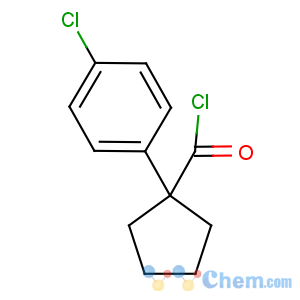 CAS No:71501-44-5 1-(4-chlorophenyl)cyclopentane-1-carbonyl chloride