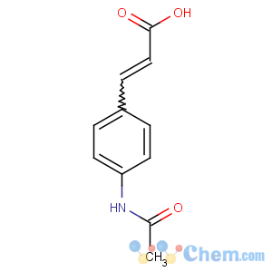 CAS No:7152-04-7 (E)-3-(4-acetamidophenyl)prop-2-enoic acid