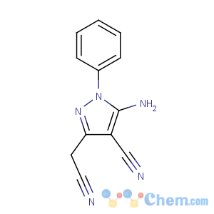 CAS No:7152-40-1 5-amino-3-(cyanomethyl)-1-phenylpyrazole-4-carbonitrile
