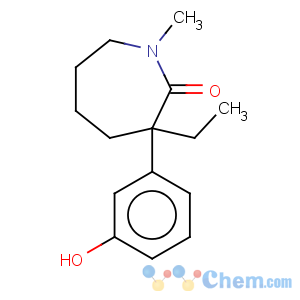 CAS No:71556-74-6 2H-Azepin-2-one,3-ethylhexahydro-3-(3-hydroxyphenyl)-1-methyl-