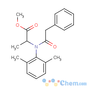 CAS No:71626-11-4 methyl 2-(2,6-dimethyl-N-(2-phenylacetyl)anilino)propanoate