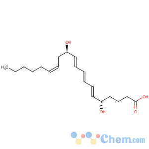 CAS No:71652-82-9 6,8,10,14-Eicosatetraenoicacid, 5,12-dihydroxy-, (5S,6E,8E,10E,12R,14Z)-