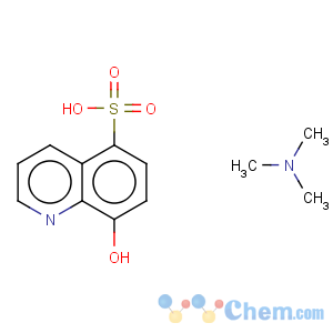CAS No:71672-84-9 8-hydroxyquinoline-5-sulphonic acid, compound with trimethylamine (1:1)