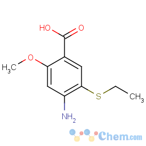 CAS No:71675-86-0 4-amino-5-ethylsulfanyl-2-methoxybenzoic acid